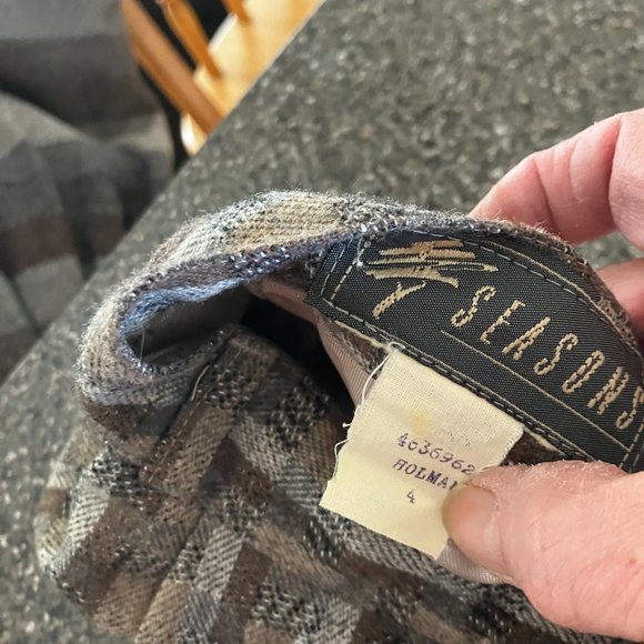 Seasons size 4 browns grey black skirt - Picture 8 of 10